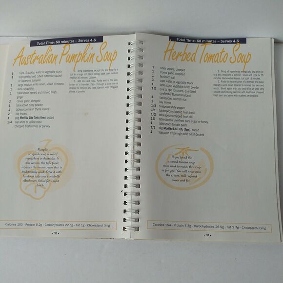 ART OF TOFU Celebrated Vegetarian Recipes from Around World by Richmond Vtg 1997 - Picture 5 of 14